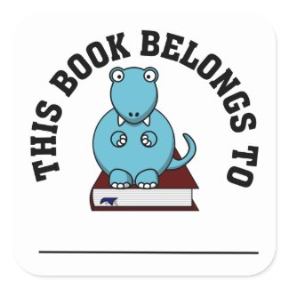 Thesaurus: The Dinosaur that Loves to Read Books sticker
