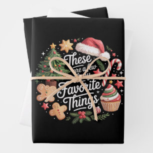 These Are A Few Of My Favorite Things Christmas Wrapping Paper Sheets