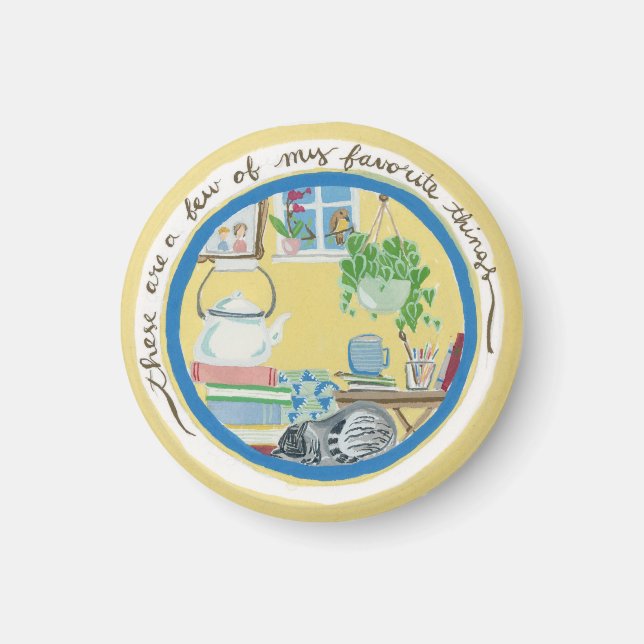 These are a few of my favorite things magnet (Front)