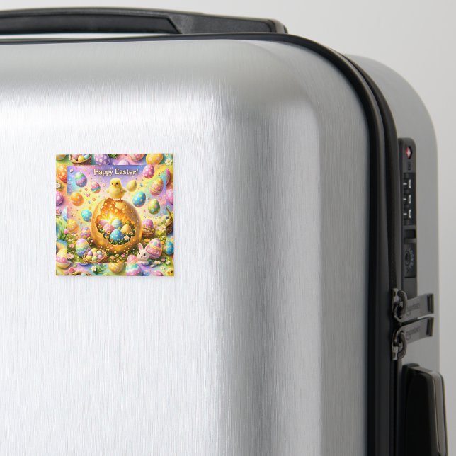 These are magnets, Easter magical chick and bunny  Magnet (In Situ (Luggage))