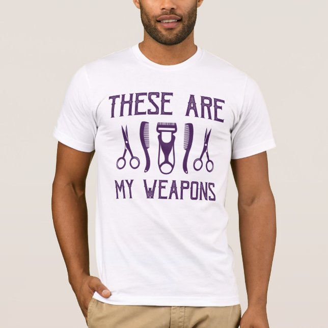These Are My Weapons T-Shirt (Front)