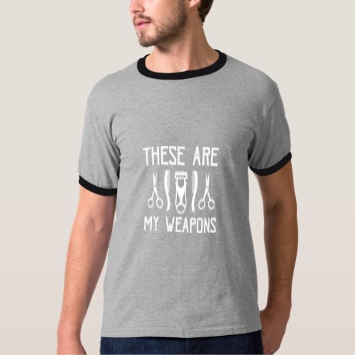 these are my weapons T_Shirt