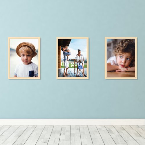 These Are The Good Old Days  Family Photos Wall Art Sets