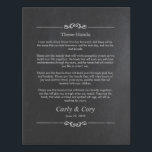 These Are The Hands Irish Wedding Vows Faux Canvas Print<br><div class="desc">Irish Wedding Gift, Celtic Handfasting Prayer “These Hands” personalized Irish Wedding Gift with the couple’s names and wedding date. The handfasting vows are printed with a rustic chalkboard effect. A perfect way to remember how you felt on your special day throughout the coming years. This wedding vow keepsake also makes...</div>