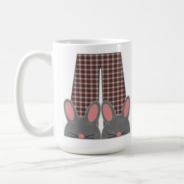 These aren’t pajamas... they’re my blogging pants! coffee mug (Left)