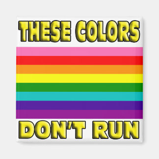 These colors don't run. magnet