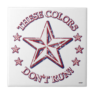 These Colors Don't Run! Star Ceramic Tile