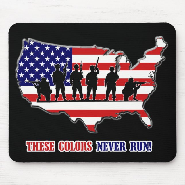These Colors Never Run!  Mousepad (Front)
