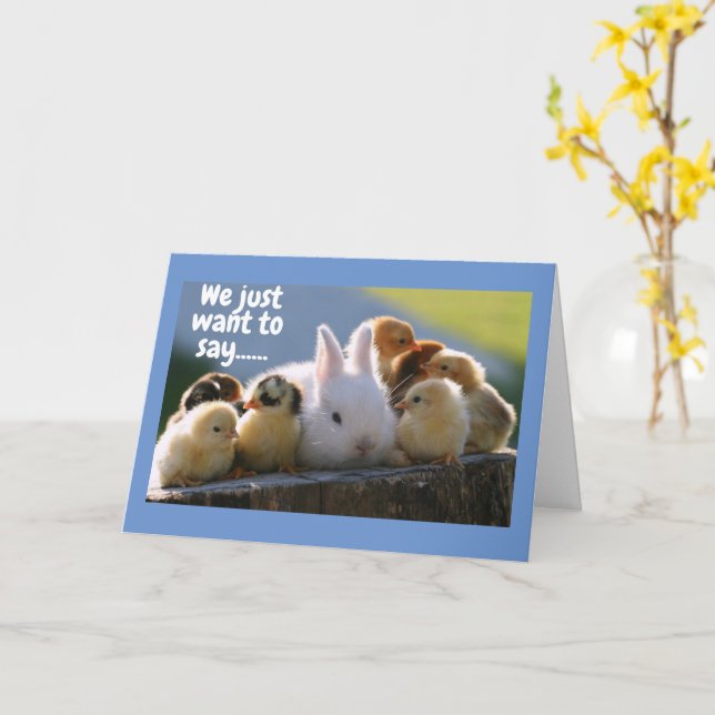 THESE CUTIES SAY **HAPPY BIRTHDAY** GROUP CARD (Yellow Flower)