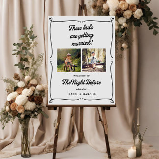 These Kids Are Getting Married Childhood Photos Foam Board
