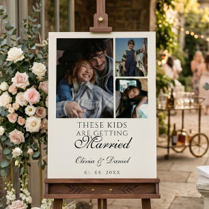 These Kids Are Getting Married Photo Wedding Foam Board