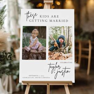 These Kids Are Getting Married Rehearsal Dinner Foam Board