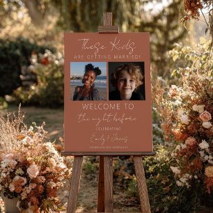 These Kids Are Getting Married Rehearsal Dinner Foam Board