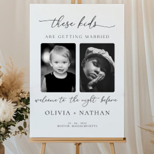 These Kids Are Getting Married Rehearsal Dinner Foam Board