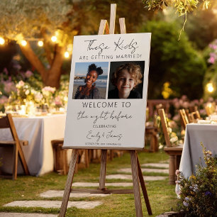 These Kids Are Getting Married Rehearsal Dinner Foam Board