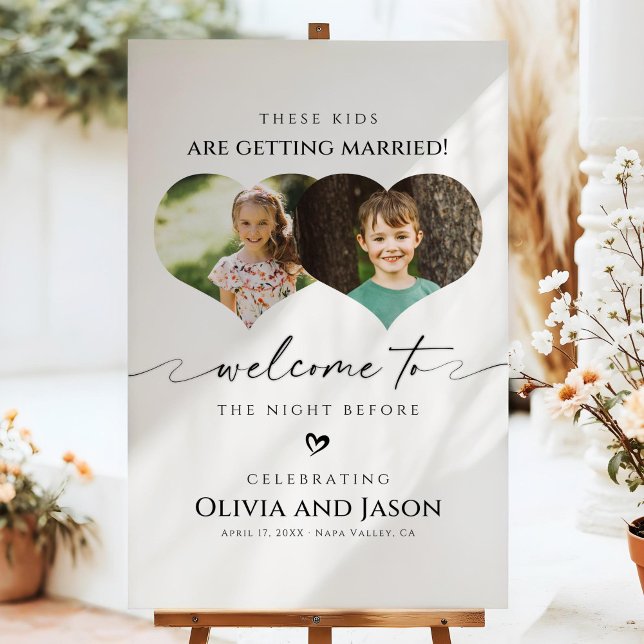 These Kids Are Getting Married Rehearsal Sign (Creator Uploaded)
