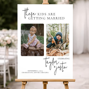These Kids Are Getting Married Rehearsal Sign