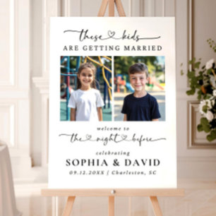These Kids are Getting Married Rehearsal Sign Phot