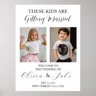 These Kids are Getting Married Sign
