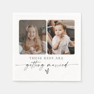 These Kids Are Getting Married Wedding Napkins