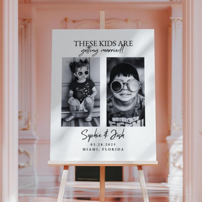 These Kids are Getting Married Wedding Sign Templa (Creator Uploaded)