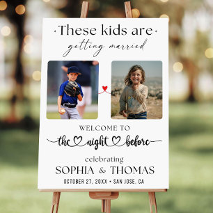 These Kids Are Getting Married Welcome Sign, Edita Foam Board