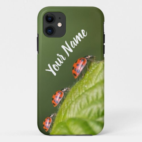 These little ladybugs grant a lucky day iPhone 11 case
