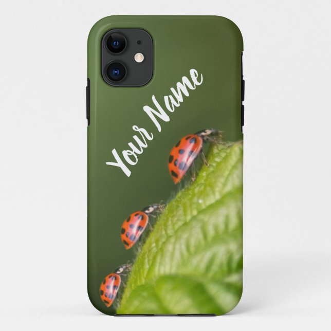 These little ladybugs grant a lucky day! Case-Mate iPhone case (Back)