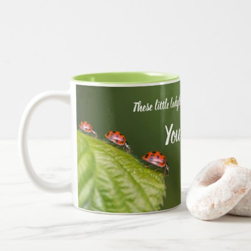 These little ladybugs grant a lucky day Two_Tone  Two_Tone Coffee Mug