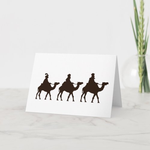 These Three Kings of Orient Are Christmas Drawing Holiday Card