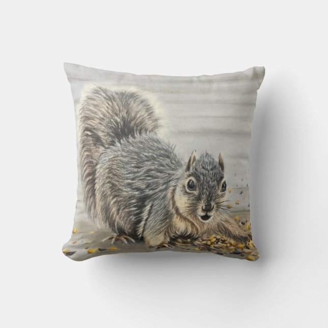 These Treats are Mine! Throw Pillow (Front)