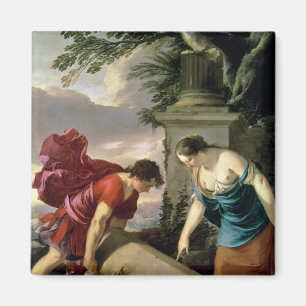 Theseus and his Mother Aethra, c.1635-36 Magnet