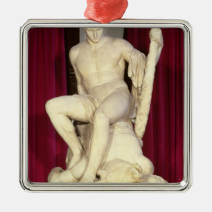 Theseus and the Minotaur, 1782 Metal Ornament