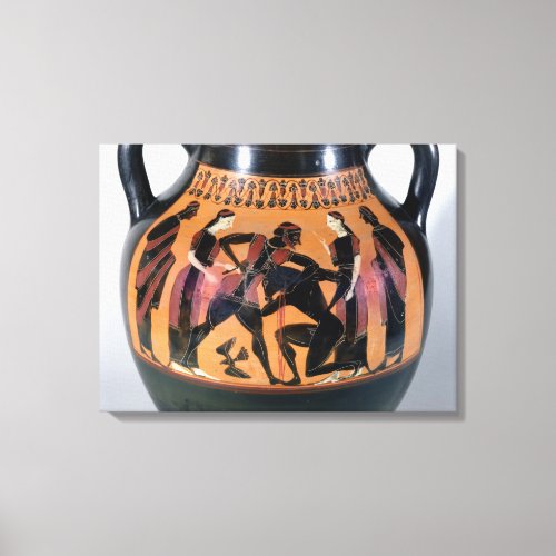 Theseus Fighting the Minotaur Canvas Print