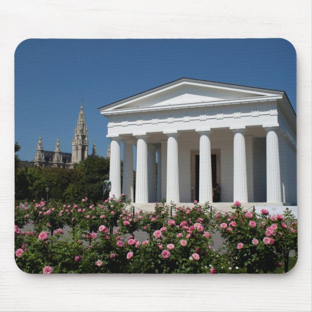 Theseus Temple Vienna Austria Mouse Pad (Front)