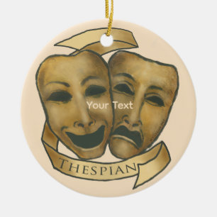 Thespian Actor  Ceramic Ornament