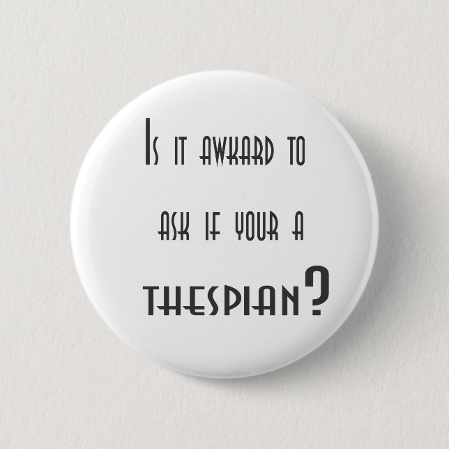 Thespian Button (Front)