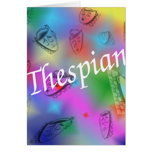 "Thespian" Cards (Front)