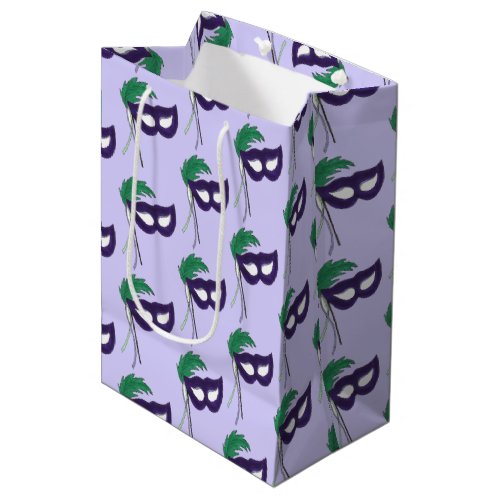 Thespian Drama Theatre Masquerade Mask Mardi Gras Medium Gift Bag