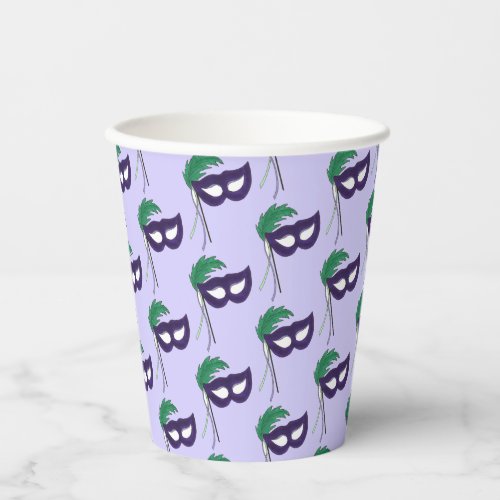 Thespian Drama Theatre Masquerade Mask Mardi Gras Paper Cups