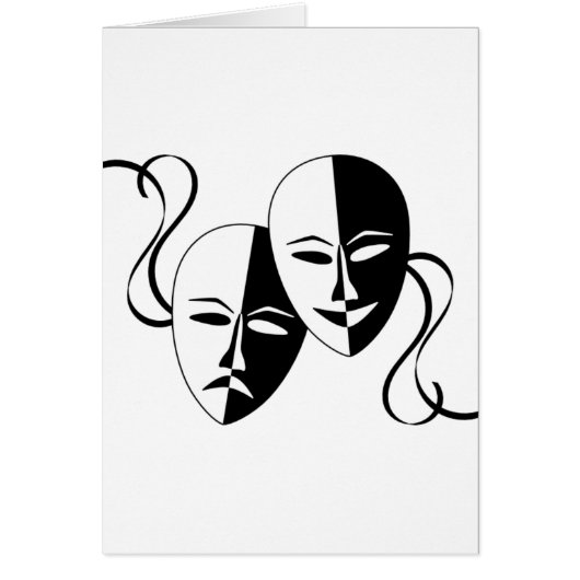 Thespian Masks Cards (Front)