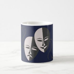 Thespian Masks II Coffee Mug