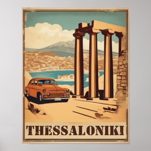 Thessaloniki city, Greece vocation souvenir Poster (Front)