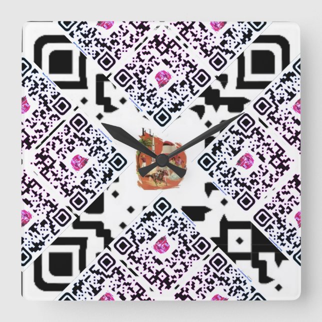 #thesurfingmermaid_Florida Square Wall Clock (Front)