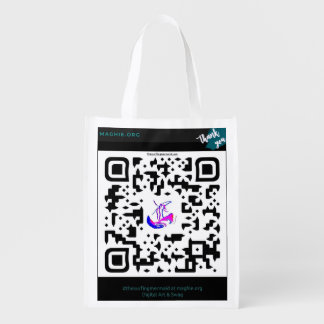 #thesurfingmermaid #SWAG@MAGHIE.ORG Grocery Bag