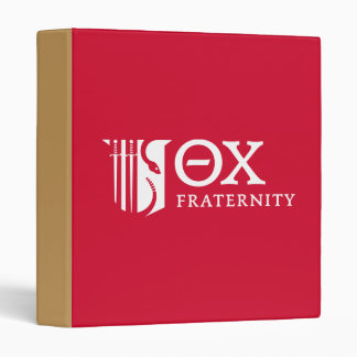 Theta Chi Fraternity Emblem & Greek Letters Logo 3 Ring Binder