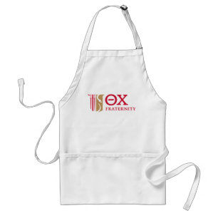 Theta Chi Fraternity Emblem & Greek Letters Logo Adult Apron