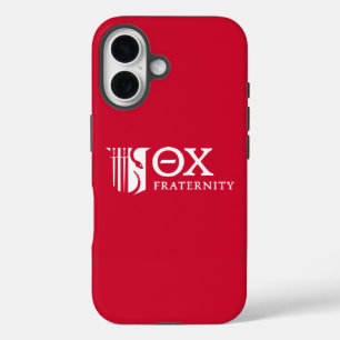 Theta Chi Fraternity Emblem & Greek Letters Logo iPhone 16 Case