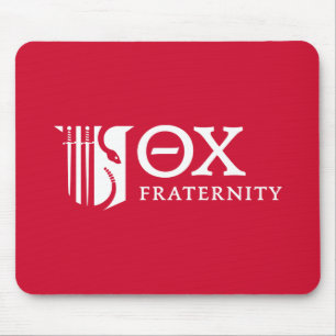 Theta Chi Fraternity Emblem & Greek Letters Logo Mouse Pad