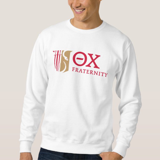 Theta Chi Fraternity Emblem & Greek Letters Logo Sweatshirt (Front)